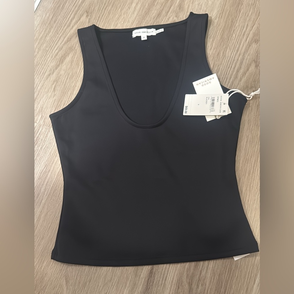 Good American Black Tank Top